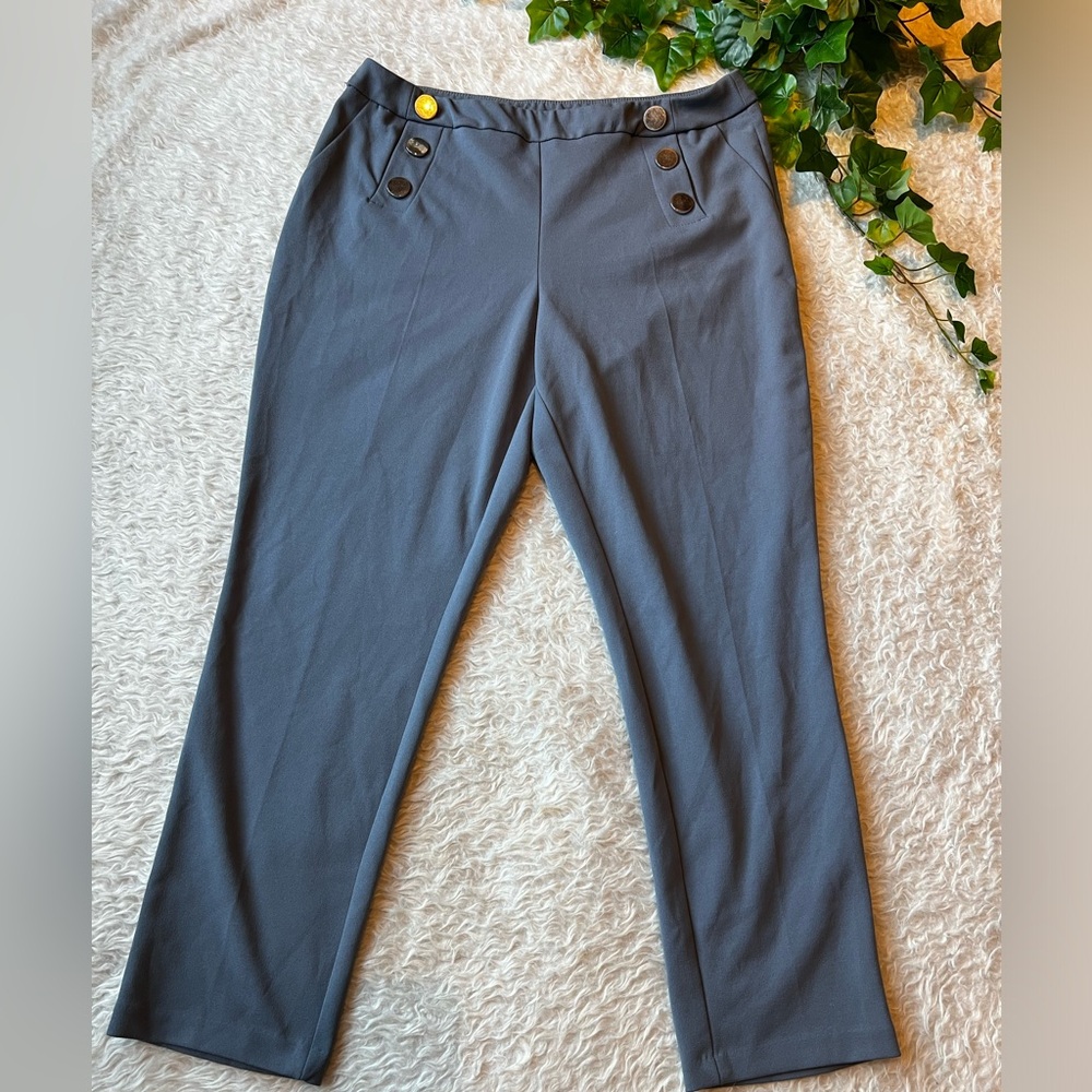 CATO slip on dress pants gray 💛